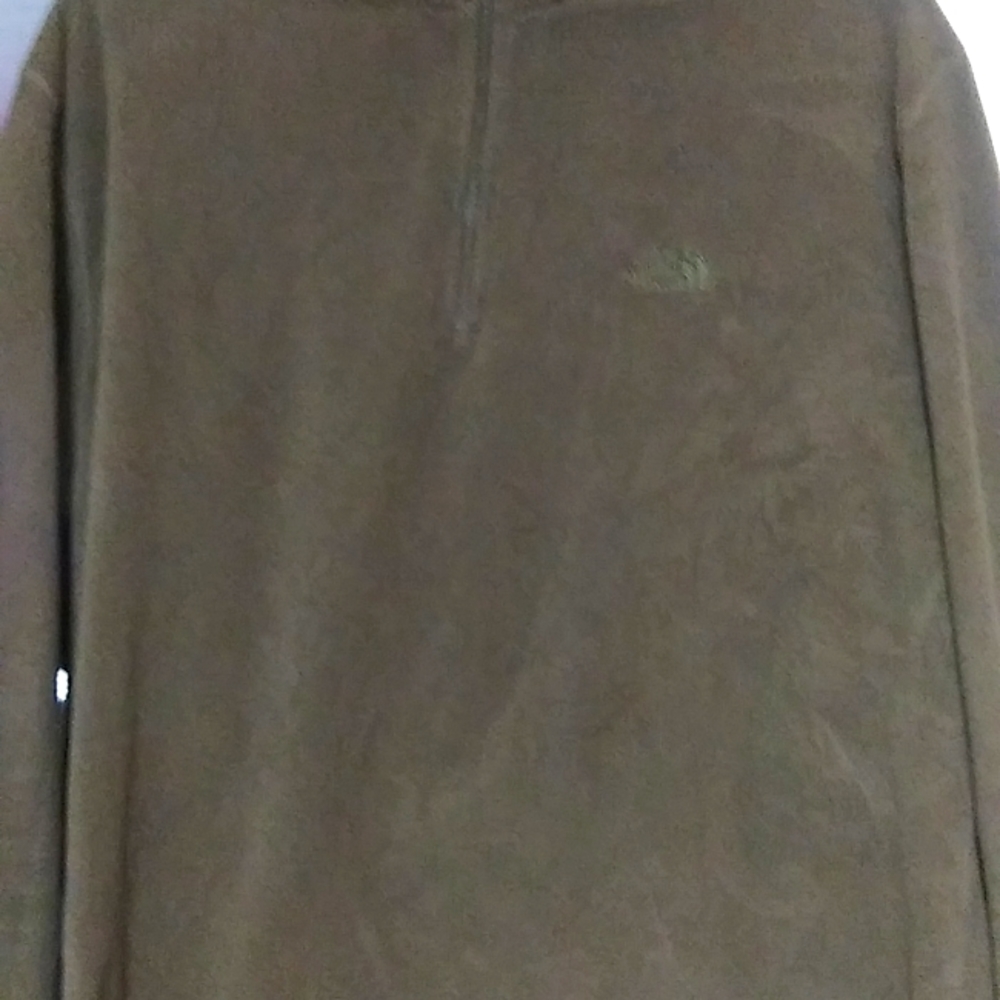 Men Brown North Face Fleece